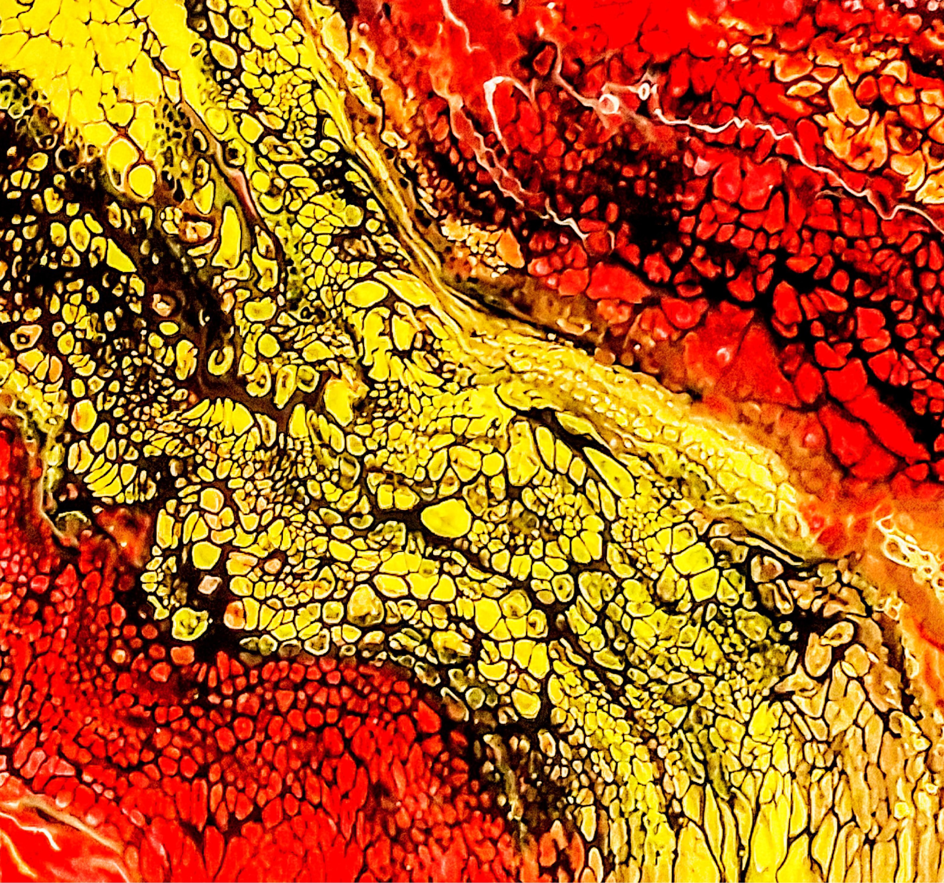 Cinder's River - Acrylic painting by Chris Broussard